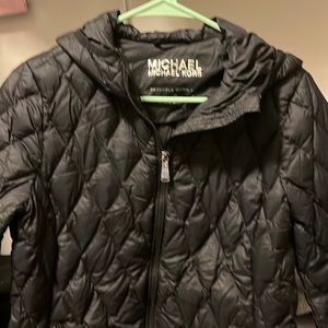 Medium Michael Kors coat black. Gently used